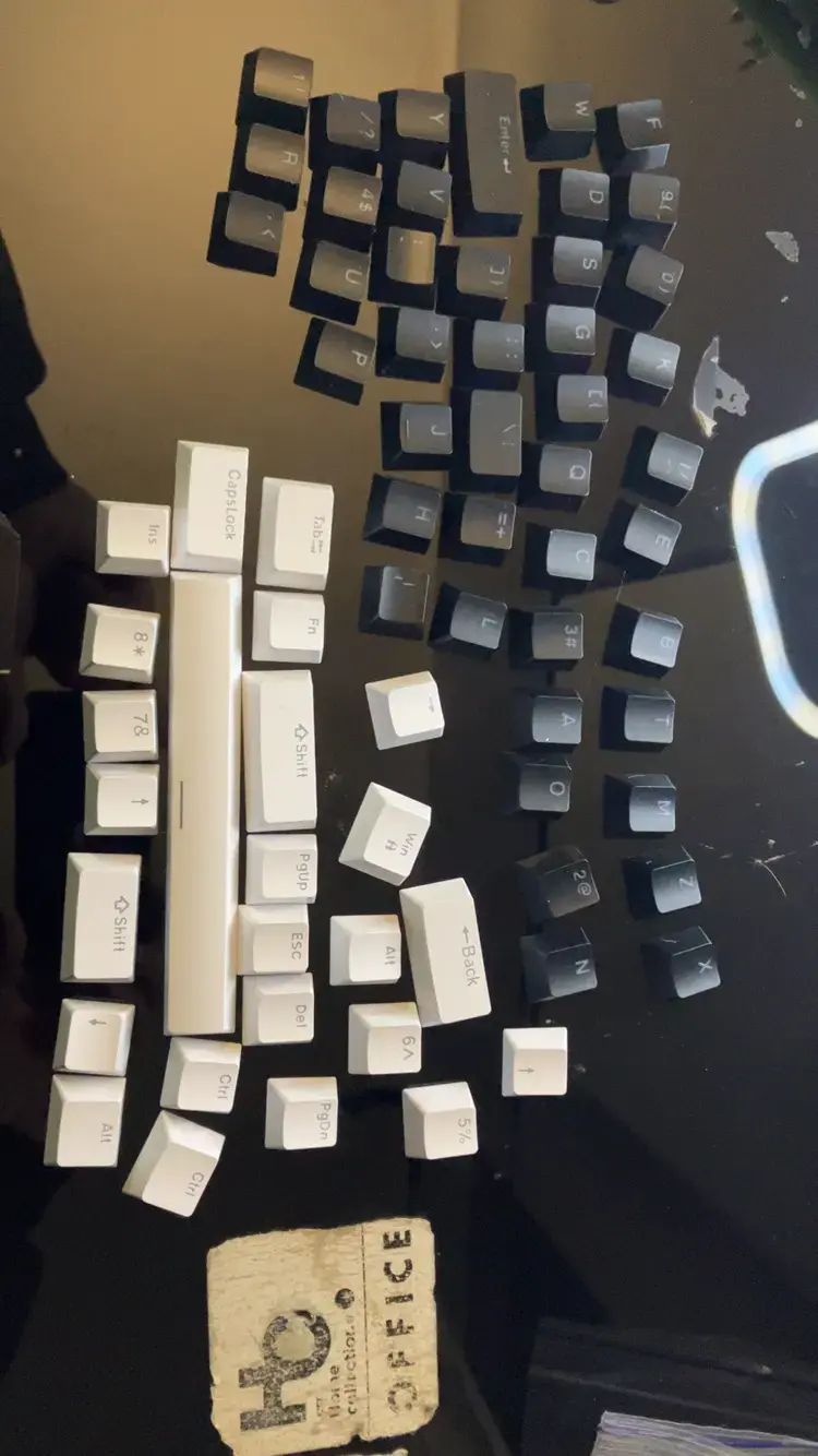 Set de 68 Keycaps ABS para Teclado Mecánic - 1
