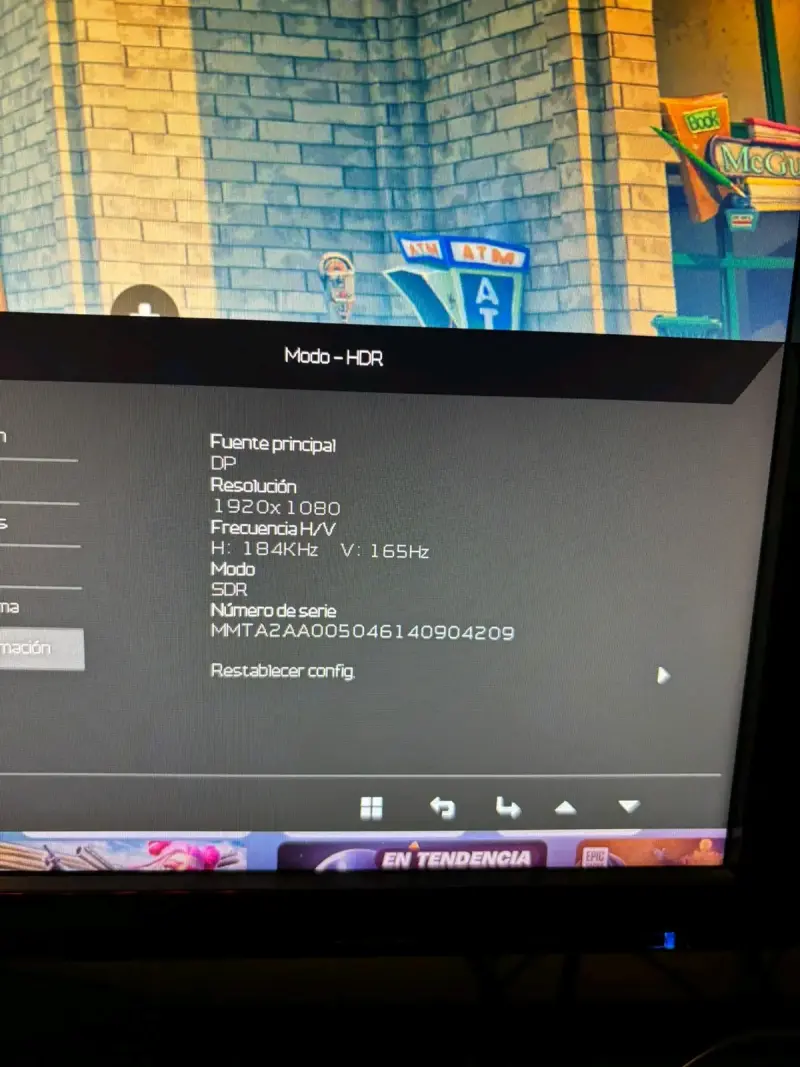 Monitor gaming 165hz - 4