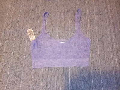 Top morado sin mangas - miniatura 1