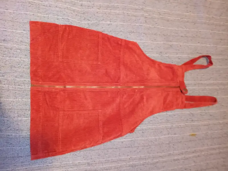 Vestido jumper rojo - 1