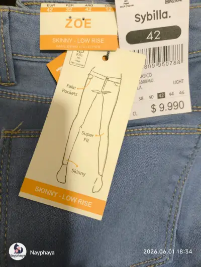Jeans skinny low rise Zoe 42 - miniatura 1
