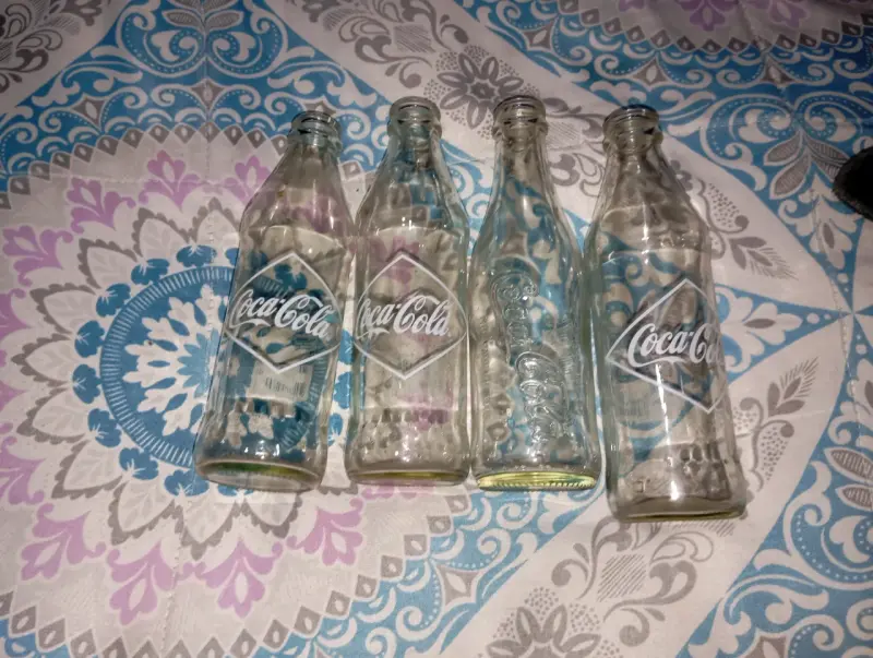 Botellas vintage Coca-Cola vidrio - 3