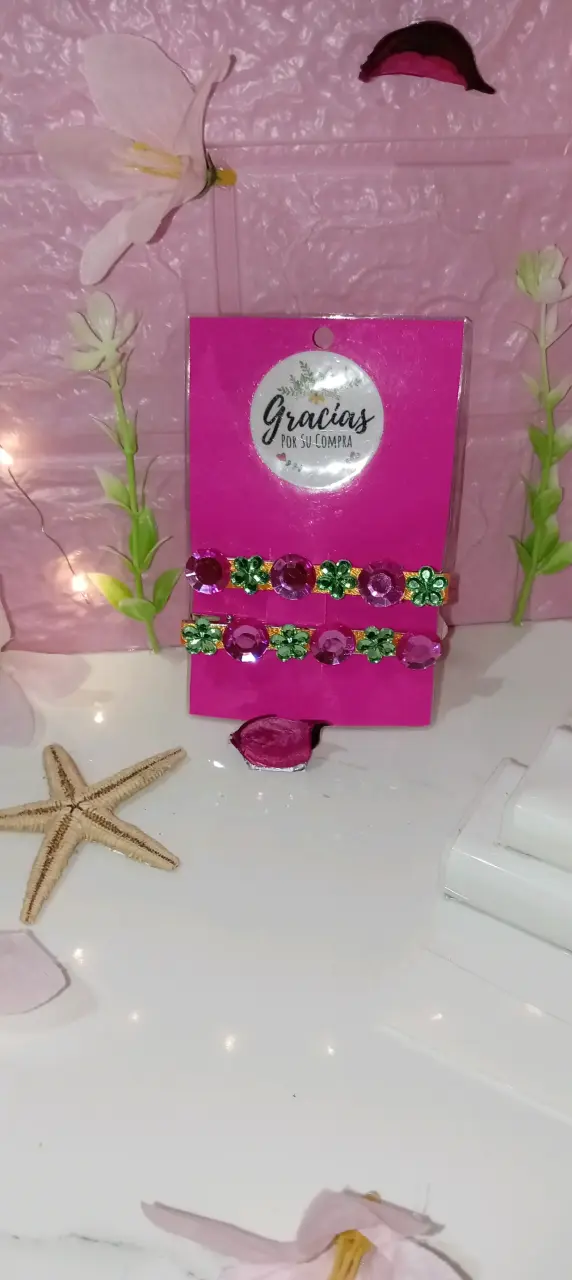 Pinza para cabello 100% echas a mano - 3