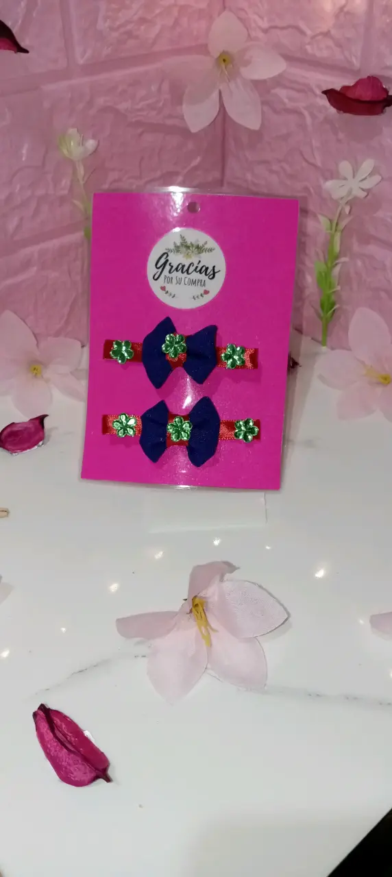 Pinza para cabello 100% echas a mano - 4