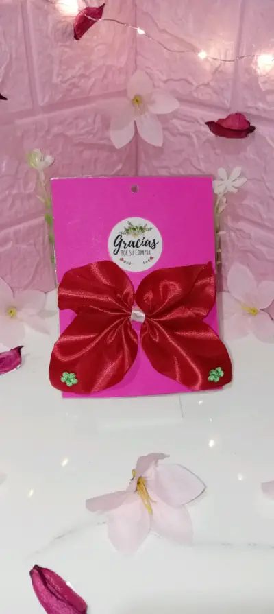 Pinza para cabello 100% echas a mano - miniatura 5