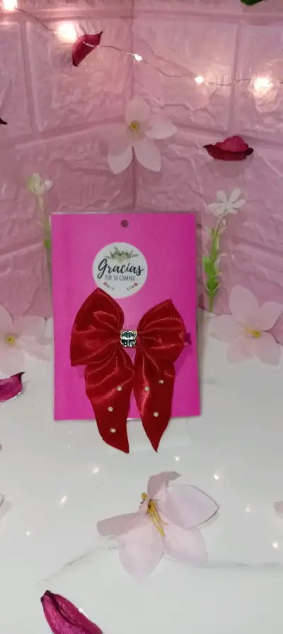 Pinza para cabello 100% echas a mano - miniatura 6