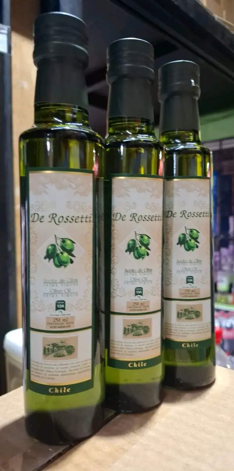 Aceite de oliva virgen extra valor $2000 la unidad