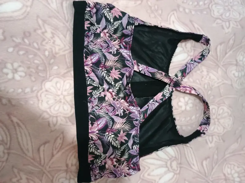 Top deportivo estampado floral - 2