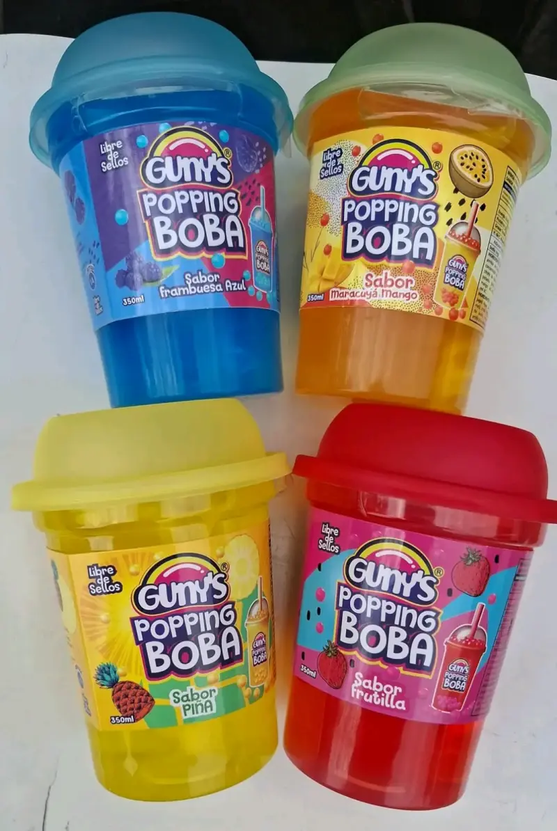 Bebidas Popping Boba Gumy's $750 x unidad