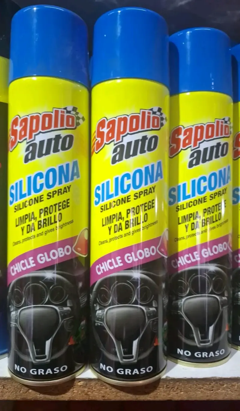 Spray de silicona Sapolio Auto valor $1890 x caja