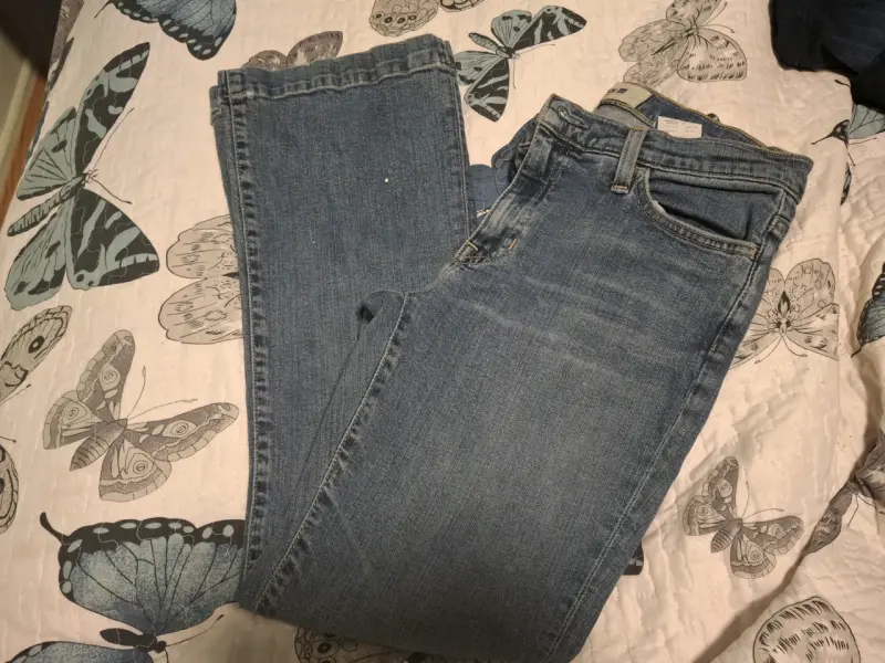 Jeans azul oscuro para mujer - 3
