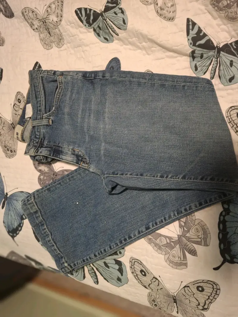 Jeans azul oscuro para mujer - 4