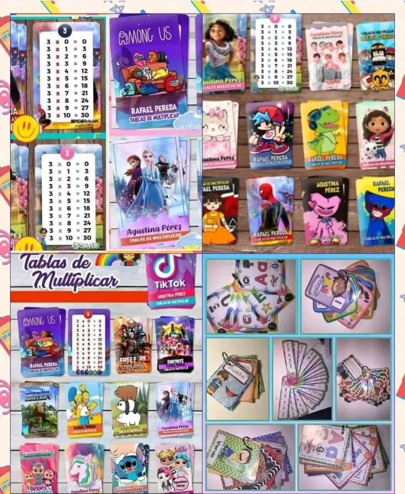 Tablas de multiplicar para niños - 2