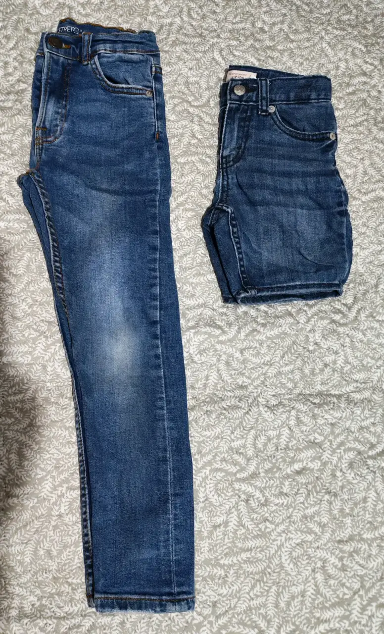 Jeans azul y gris claro para niños - 5
