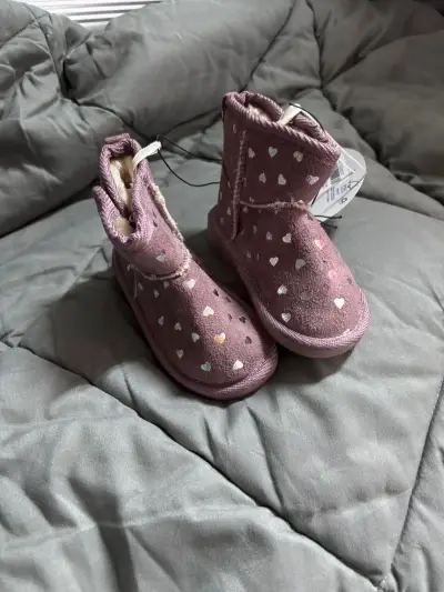 Botines rosas para bebé T 20 - miniatura 1