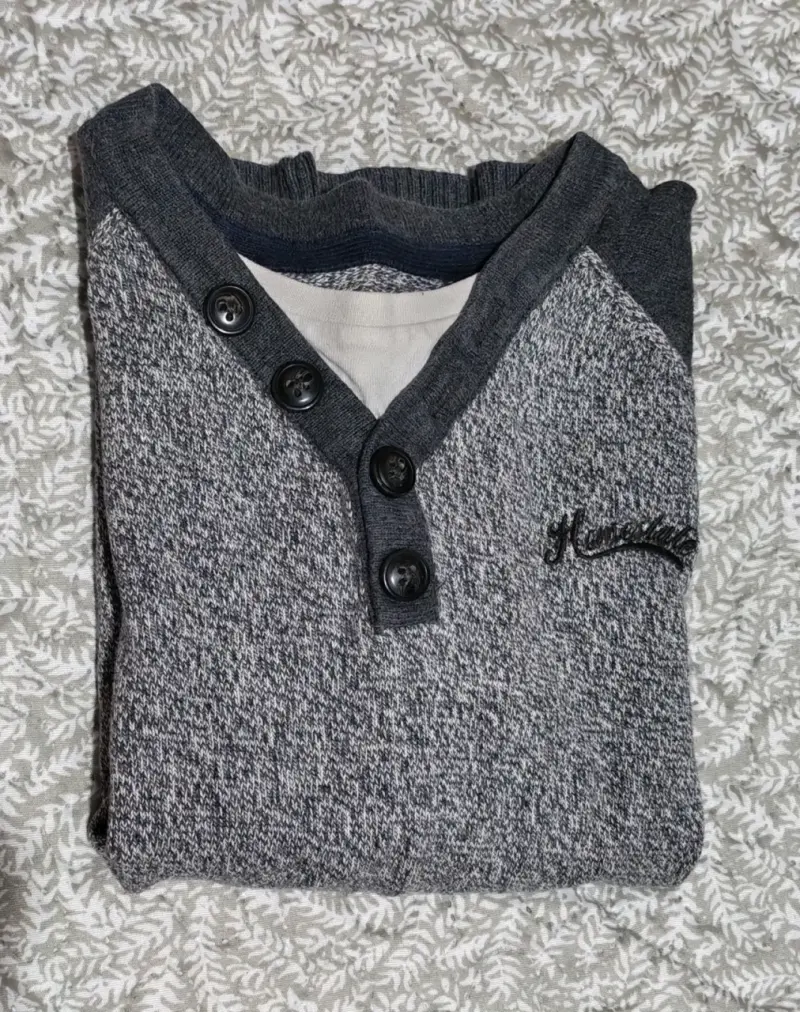 Polera rayada verde y negra - 6