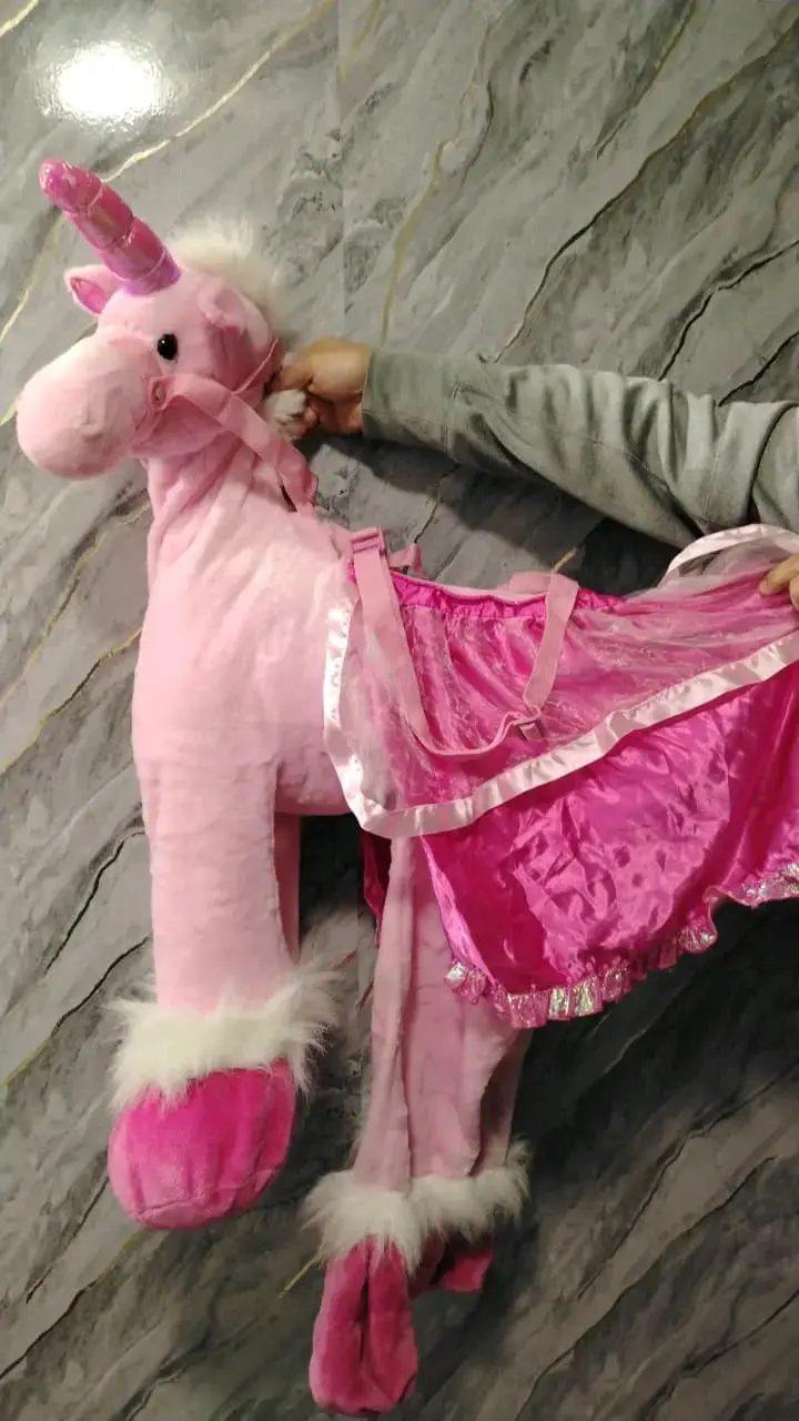 Disfraz unicornio rosado