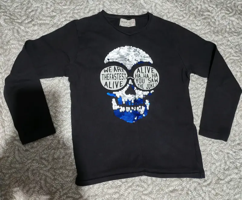Polera Space Invaders manga larga - 3