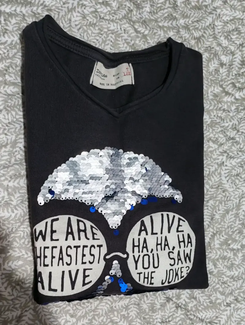 Polera Space Invaders manga larga - 4
