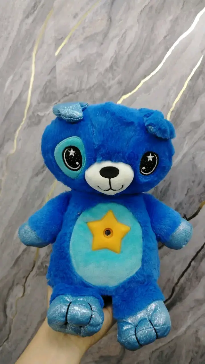 Peluche oso azul con estrella