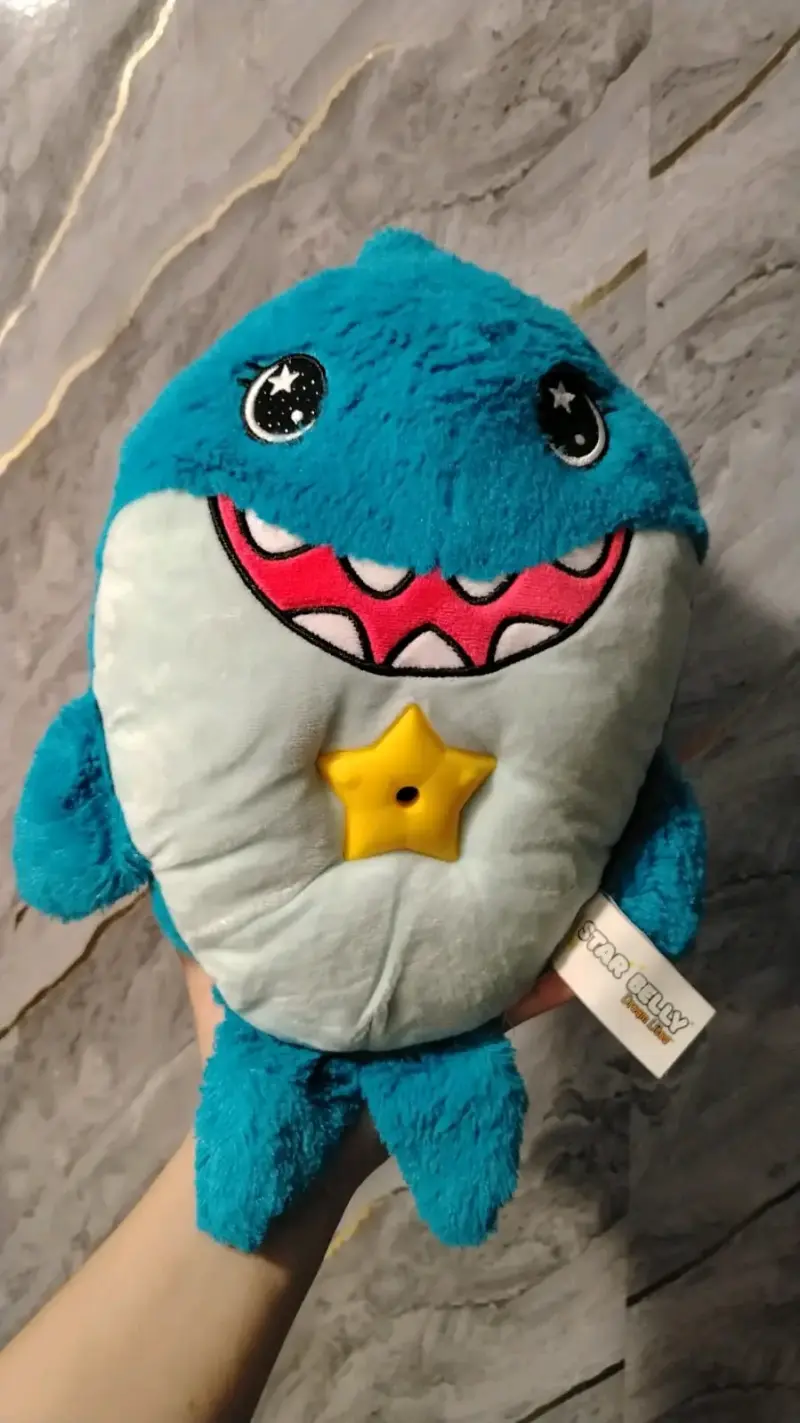 Peluche azul estrella luminosa