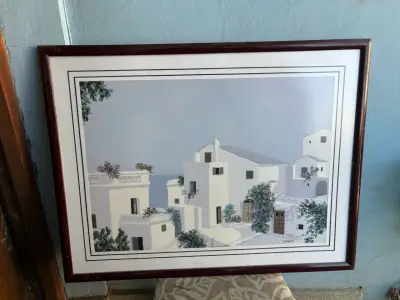 Cuadro paisaje mediterráneo - miniatura 1