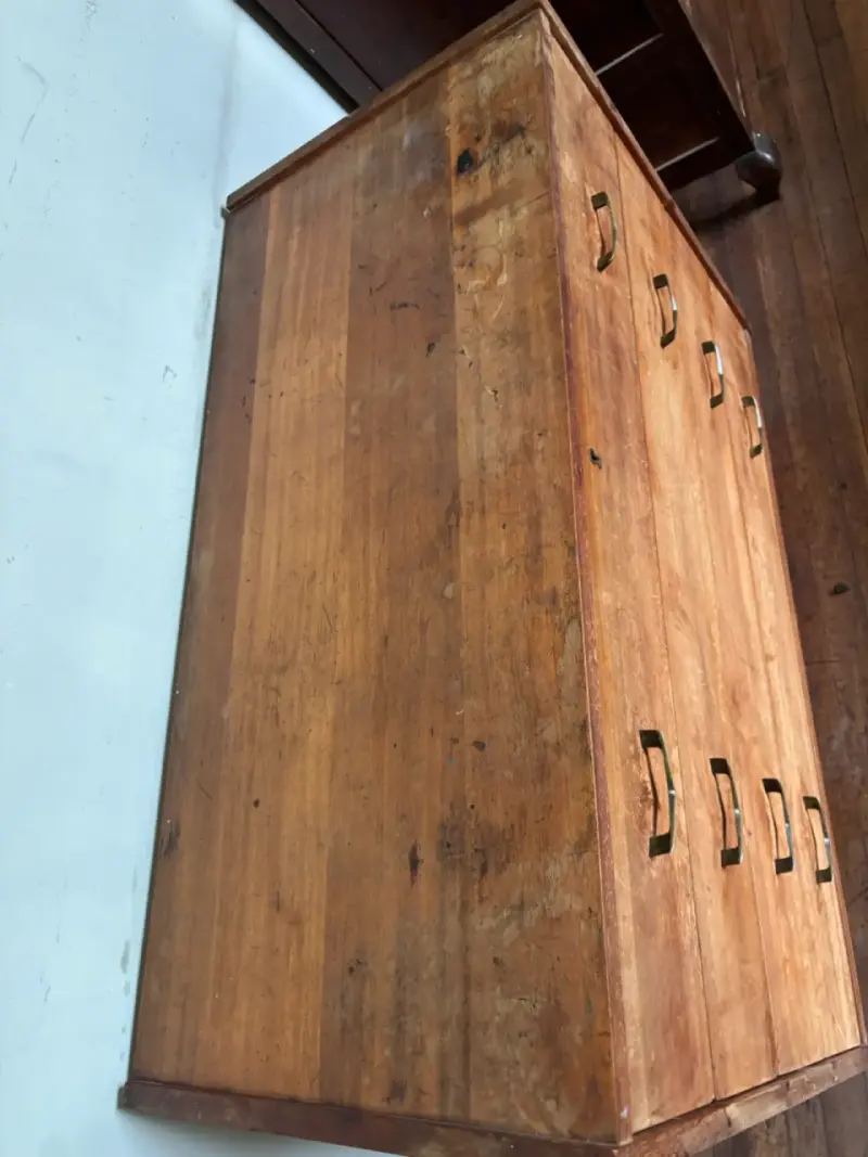 Cómoda de madera vintage - 5