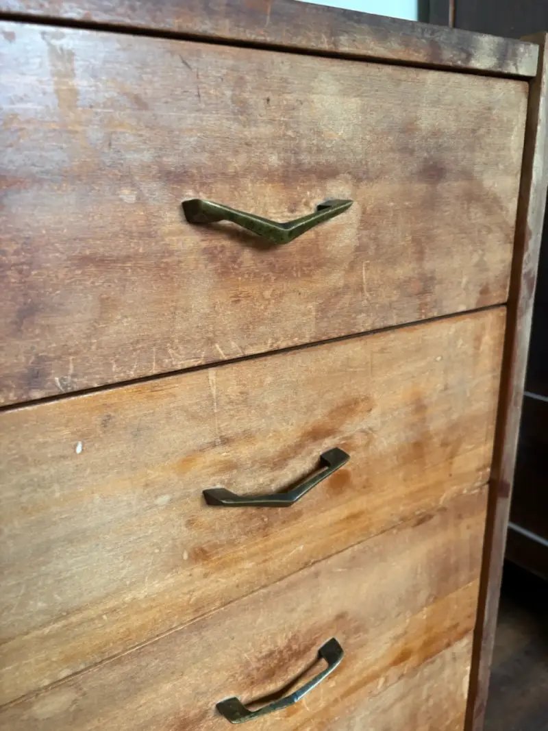 Cómoda de madera vintage - 6