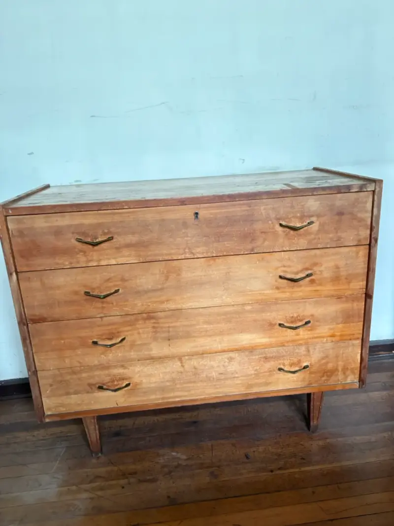 Cómoda de madera vintage - 4