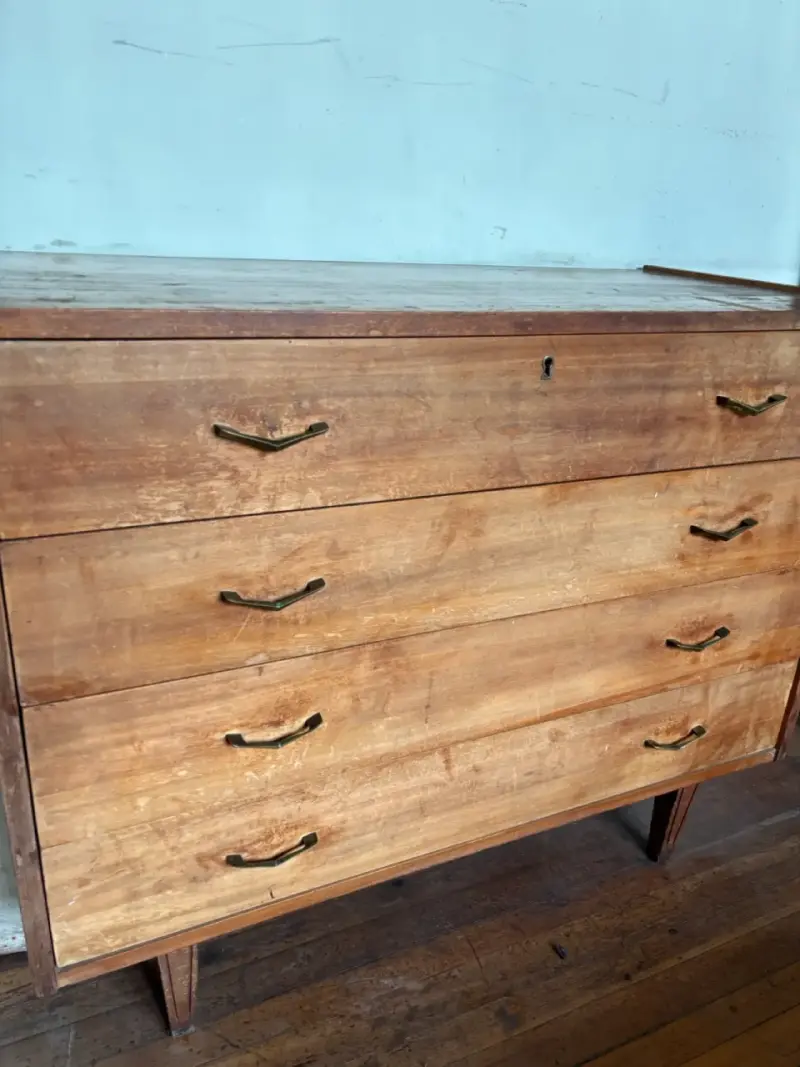 Cómoda de madera vintage - 6