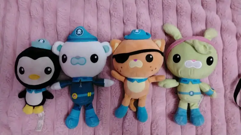 Peluches Octonautas set de 4
