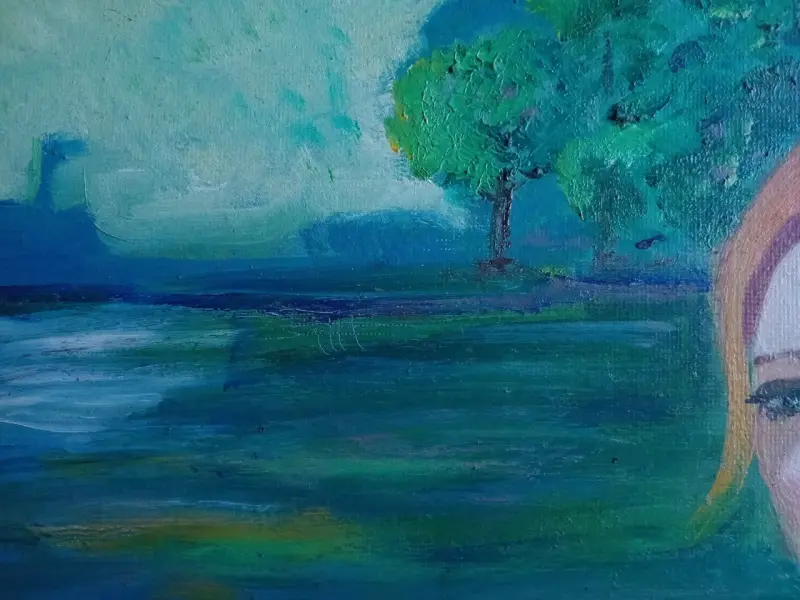 Pintura al óleo de mujer - 2