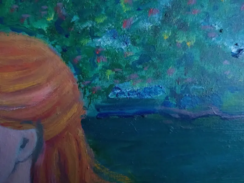 Pintura al óleo de mujer - 3