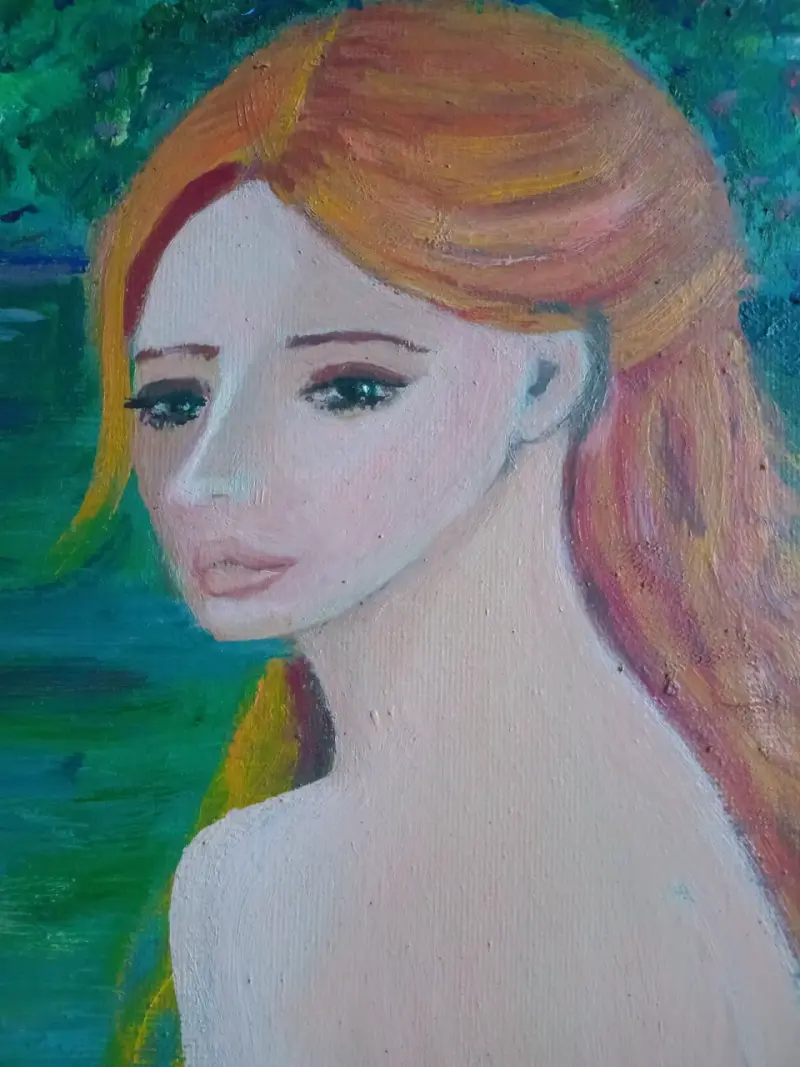 Pintura al óleo de mujer - 5