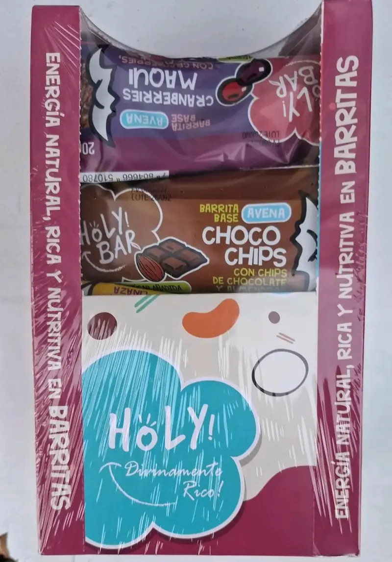 Caja de barritas Holy $690