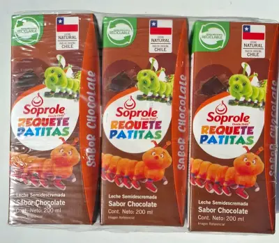 Pack de leche chocolatada Soprole $395 unidad - miniatura 1