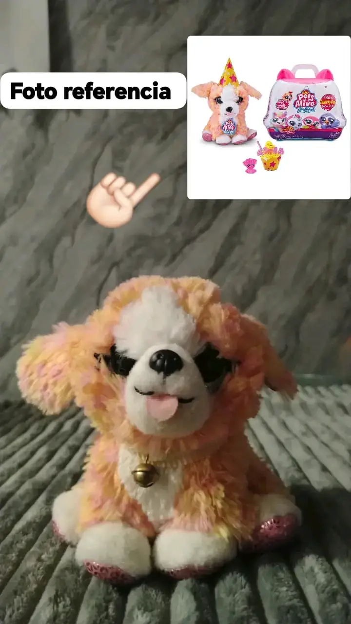Peluche perrito interactivo