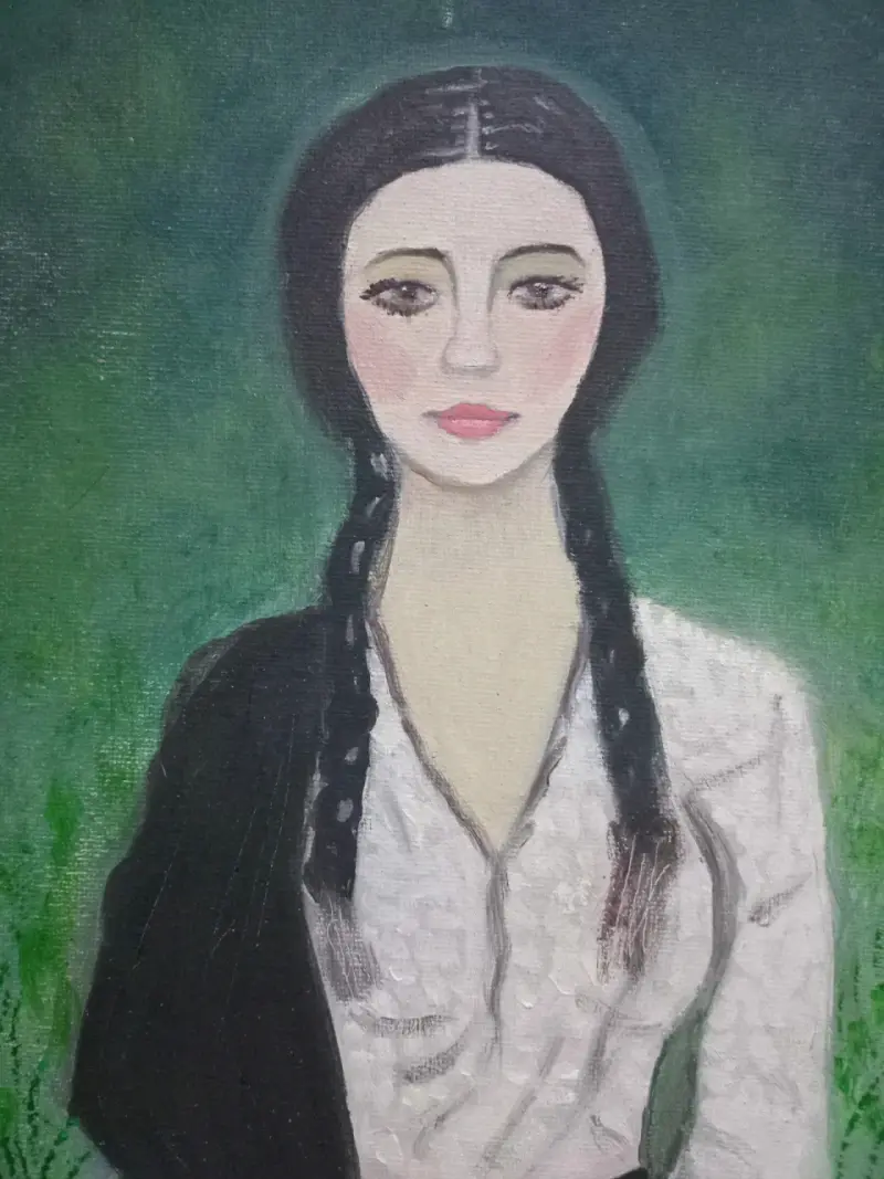 Pintura retrato mujer - 2