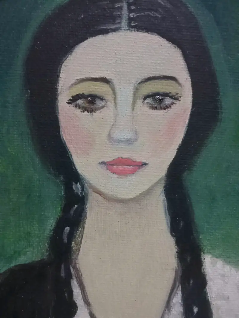 Pintura retrato mujer - 3