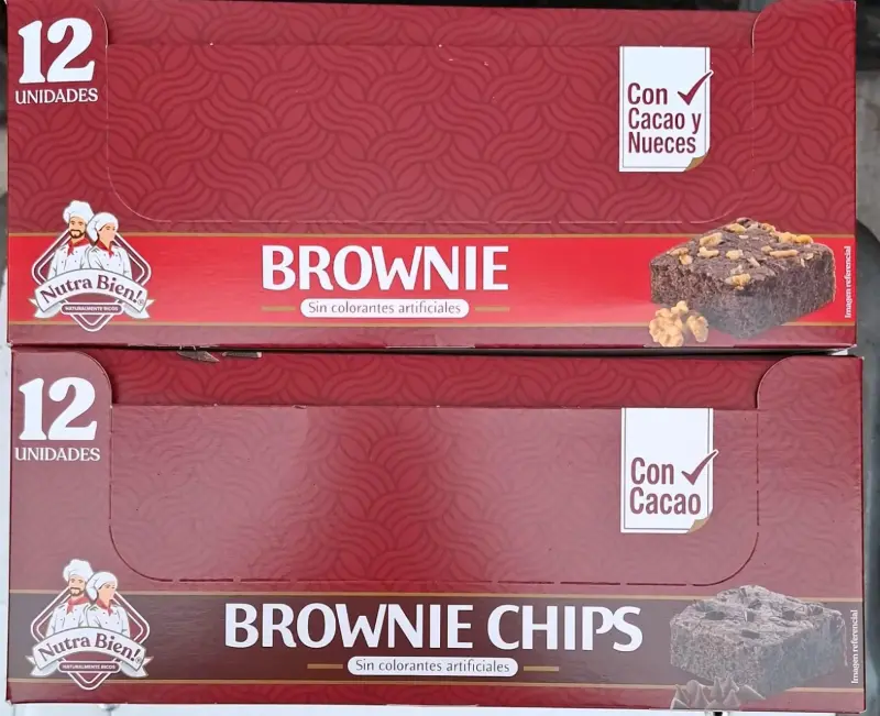 Cajas de brownies Nutra Bien $7284