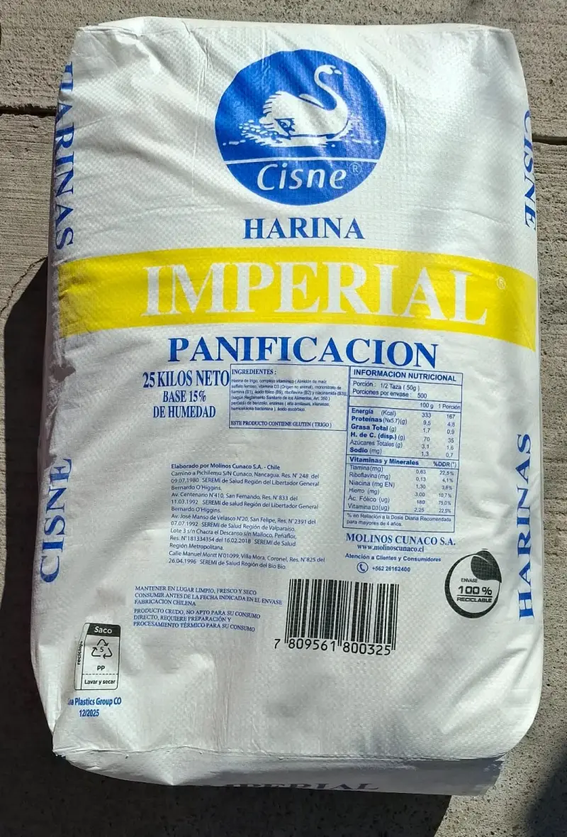 Harina Imperial para Panificación 25 kg $20990