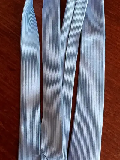 Corbata azul rayada Alaniz - miniatura 4
