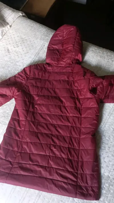 Parka acolchada burdeos - miniatura 1