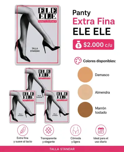 Panty Monarch England opaca - miniatura 4