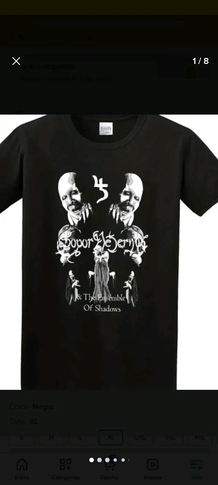 Poleras variedades tallas XL y L - 6