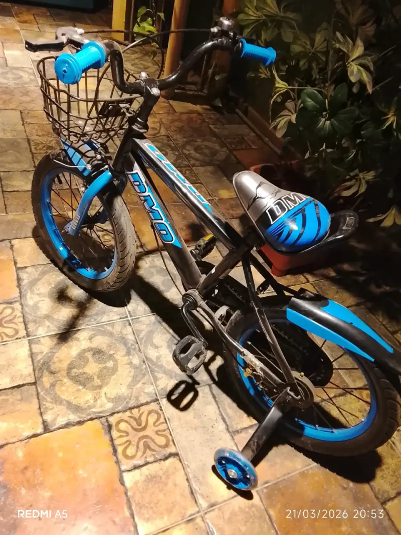 Bicicleta infantil con canasto - 2