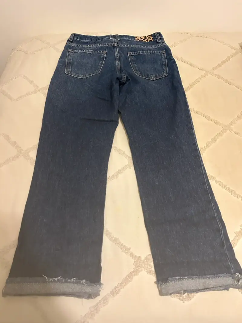 Jeans de mezclilla azul Sara - 1