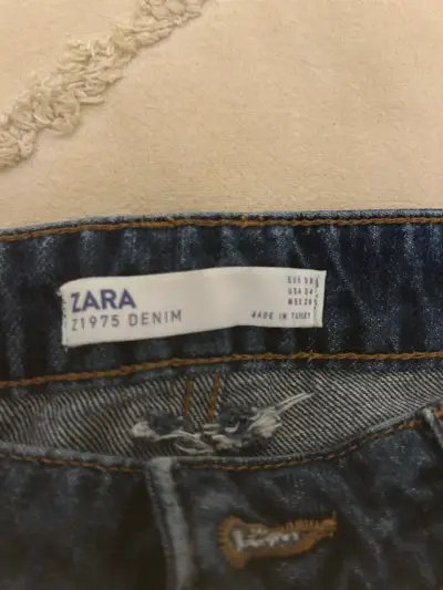 Jeans de mezclilla azul Sara - miniatura 3