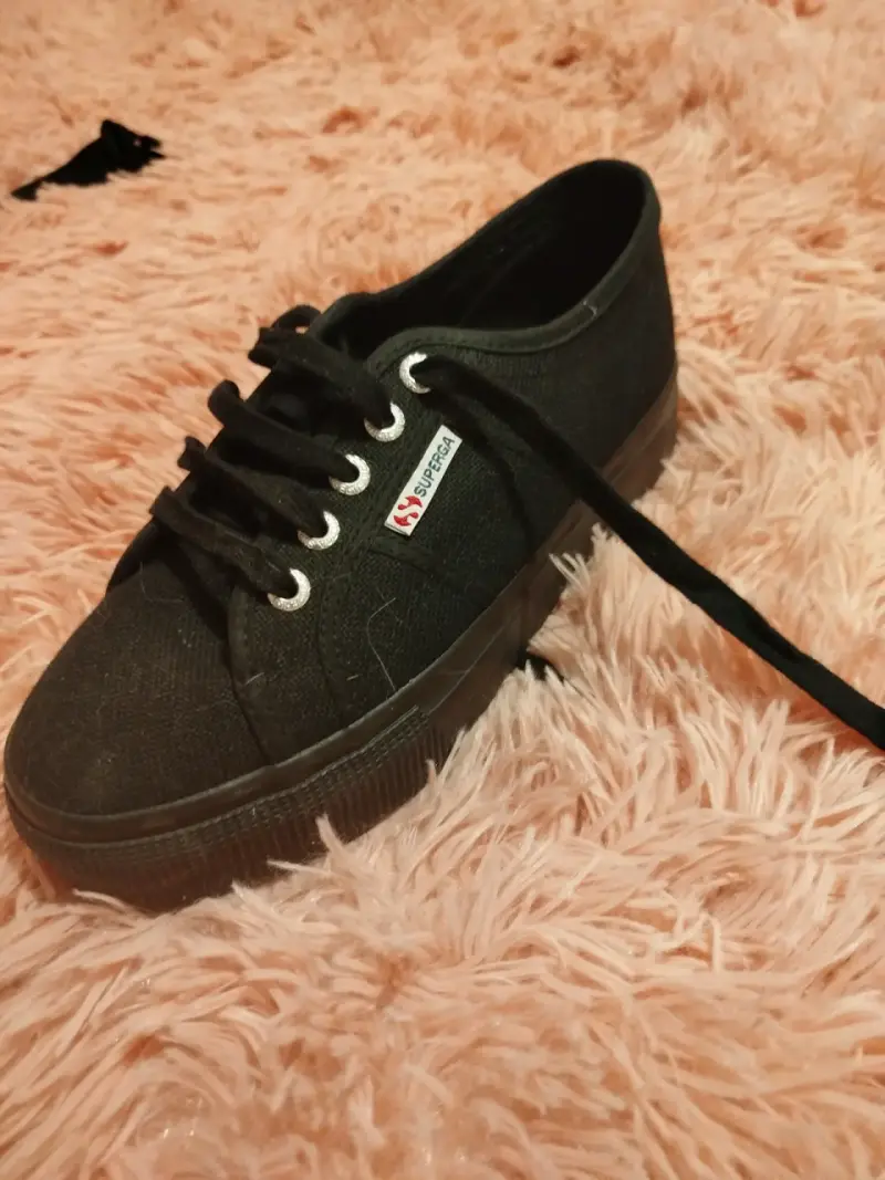 Zapatillas negras Superga - 1