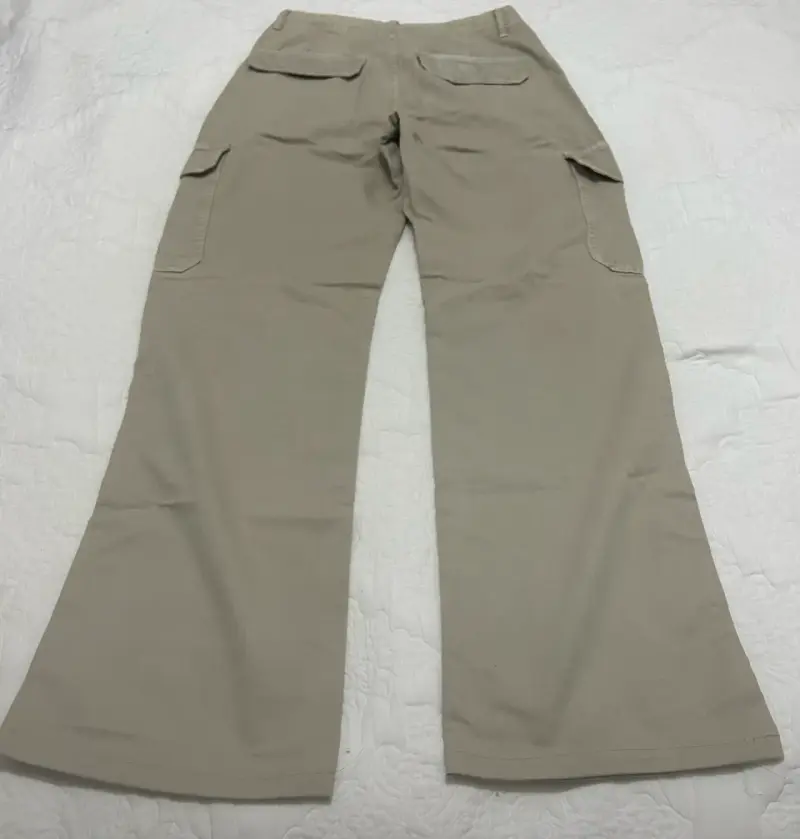 Pantalones cargo beige - 2